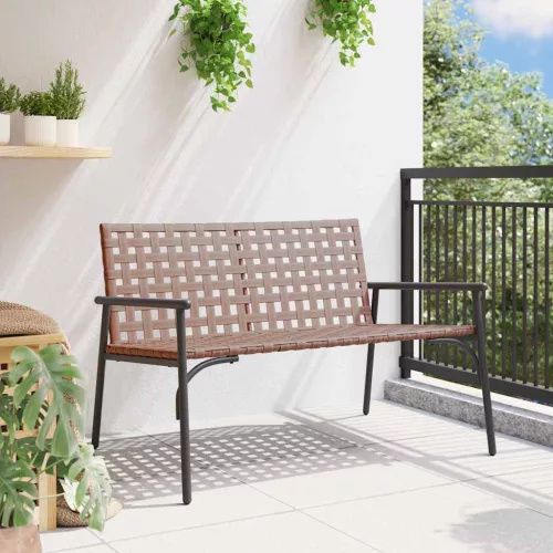 Kerti Szék Fekete 113 x 79 x 75cm polirattan