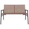 Kerti Szék Fekete 113 x 79 x 75cm polirattan