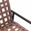 Kerti Szék Fekete 113 x 79 x 75cm polirattan