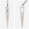 Kerítoszlopok 13 pcs Ezüst Ø32mm 60 cm Horganyzott acél