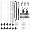 Kerítoszlopok 13 pcs Szürke Ø32mm 130 cm Horganyzott acél