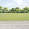 Kerítoszlopok 13 pcs Ezüst Ø32mm 150 cm Horganyzott acél