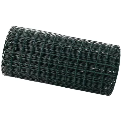 Európai Kerítés Zöld 0.8 x 25 m PVC-bevonatú vas
