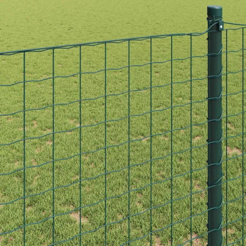 Európai Kerítés Zöld 0.8 x 25 m PVC-bevonatú vas