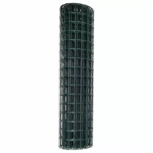 Európai Kerítés Zöld 1.2 x 25 m PVC-bevonatú vas