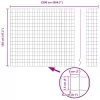 Európai Kerítés Zöld 1.2 x 25 m PVC-bevonatú vas