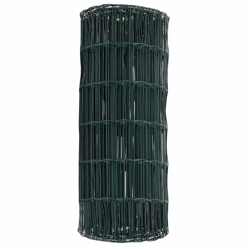 Európai Kerítés Zöld 0.6 x 50 m PVC-bevonatú vas
