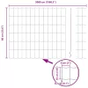 Európai Kerítés Zöld 0.6 x 50 m PVC-bevonatú vas