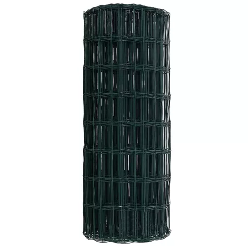 Európai Kerítés Zöld 0.6 x 50 m PVC-bevonatú vas