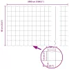 Európai Kerítés Zöld 0.6 x 50 m PVC-bevonatú vas