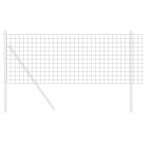 Európai Kerítés Szürke 0.8 x 25 m PVC-bevonatú vas