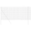Európai Kerítés Szürke 1.2 x 25 m PVC-bevonatú vas