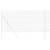 Európai Kerítés Szürke 1.2 x 25 m PVC-bevonatú vas
