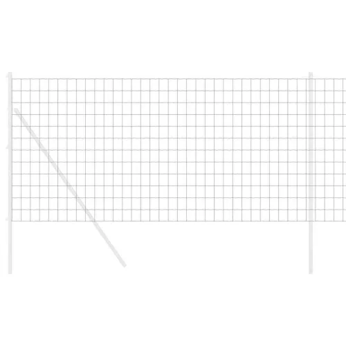Európai Kerítés Szürke 1.2 x 25 m PVC-bevonatú vas
