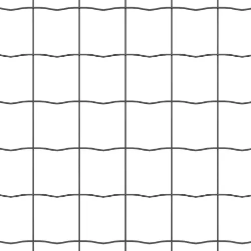 Európai Kerítés Szürke 0.4 x 50 m PVC-bevonatú vas