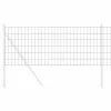 Európai Kerítés Szürke 0.6 x 50 m PVC-bevonatú vas