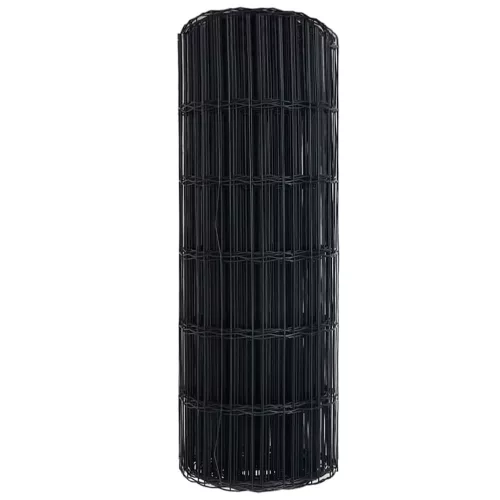 Európai Kerítés Szürke 0.6 x 50 m PVC-bevonatú vas