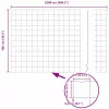 Európai Kerítés Ezüst 1 x 25 m Meleg horganyzott vas