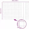 Európai Kerítés Ezüst 1.2 x 25 m Meleg horganyzott vas