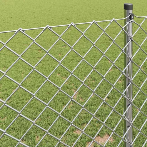 Láncszem Kerítés Ezüst 25 x 1.2 m Horganyzott acél