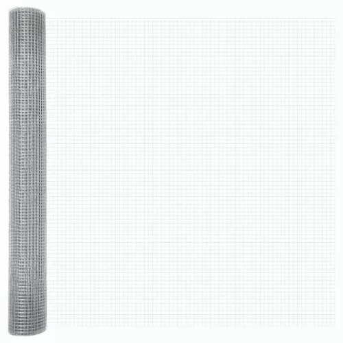 Hegesztett Drótháló Kerítés Ezüst 1.4 x 50 m Acél