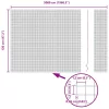 Hegesztett Drótháló Kerítés Zöld 1.2 x 50 m Acél