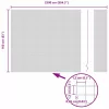 Hegesztett Drótháló Kerítés Szürke 1.6 x 25 m Acél