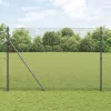 Hegesztett Drótháló Kerítés Szürke 1.5 x 50 m Acél