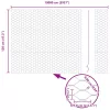 Hexagon kerítés Zöld 1.2 x 100 m Acél