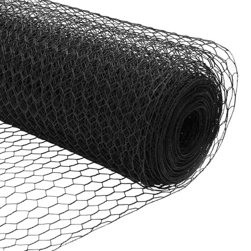 Hexagon kerítés Szürke 1 x 100 m Acél