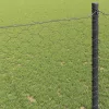 Hexagon kerítés Szürke 1.5 x 100 m Acél