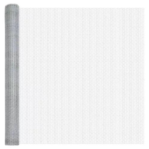 Hexagon kerítés Ezüst 1.5 x 50 m Horganyzott acél