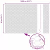Hexagon kerítés Ezüst 0.6 x 100 m Horganyzott acél