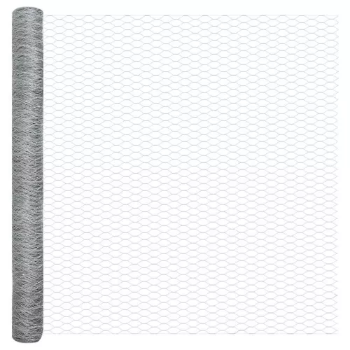 Hexagon kerítés Ezüst 1.5 x 100 m Horganyzott acél