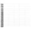 Legelőkerítés Ezüst 50 x 1.2 m Horganyzott acél