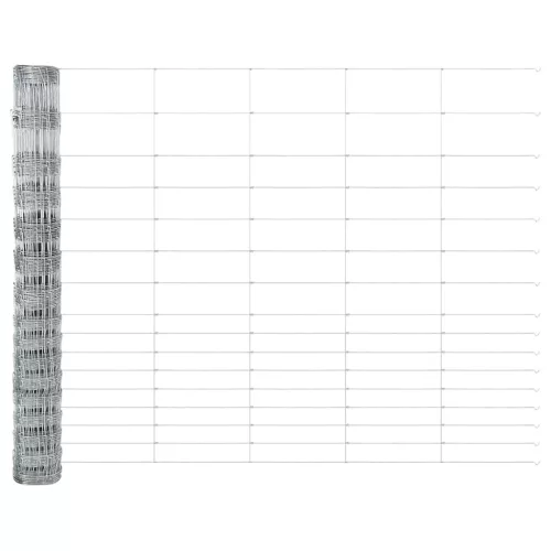 Legelőkerítés Ezüst 50 x 1.2 m Horganyzott acél