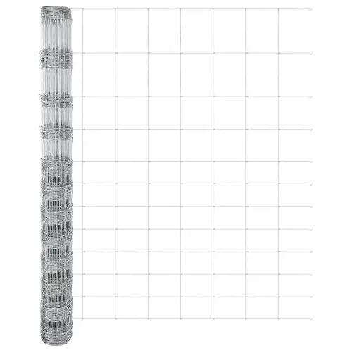 Legelőkerítés Ezüst 50 x 1.4 m Horganyzott acél