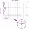 Legelőkerítés Ezüst 50 x 1.4 m Horganyzott acél