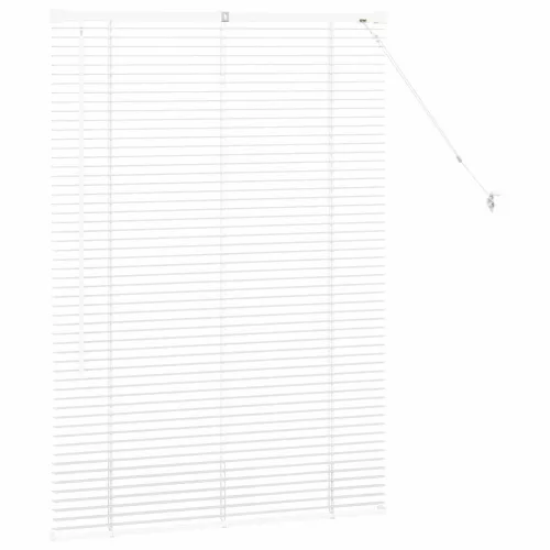 Ablak Függöny függönyökkel Fehér Alumínium