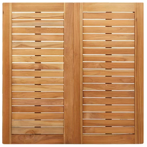 KültériÉtkezőAsztal Barna 200x90x75 cm Szilárd teakfa