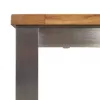KültériÉtkezőAsztal Barna 200x90x75 cm Szilárd teakfa