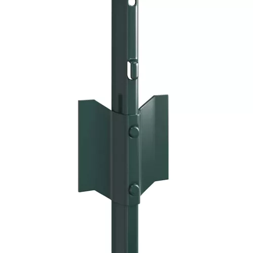 Kerítoszlopok 5 pcs Zöld 40 cm Acél