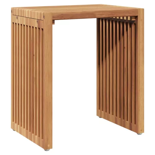 Fészek Oldalasztalok 3 pcs Barna 33 x 44,5 x 51 cm Tömör tíkfa