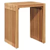 Fészek Oldalasztalok 3 pcs Barna 33 x 44,5 x 51 cm Tömör tíkfa