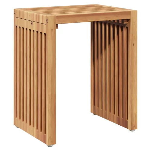 Fészek Oldalasztalok 3 pcs Barna 33 x 44,5 x 51 cm Tömör tíkfa