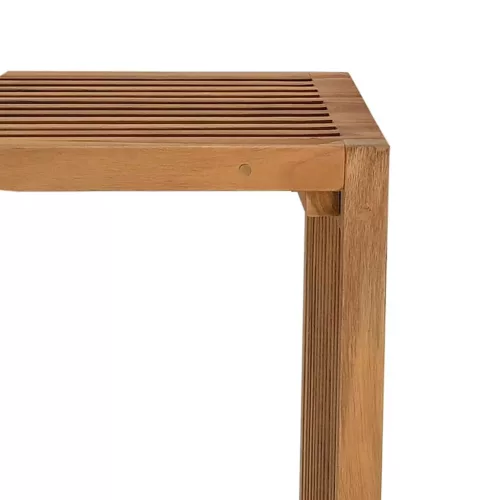 Kerti Oldal Asztal Barna 50 x 32,5 x 35 cm Tömör tíkfa