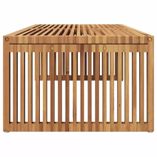 Kerti Oldal Asztal Barna 110 x 55 x 35,5 cm Tömör tíkfa