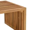 Kerti Oldal Asztal Barna 110 x 55 x 35,5 cm Tömör tíkfa
