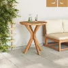 Bisztróasztal Barna 70 x 70 x 75 cm Tömör tíkfa