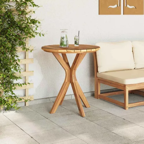 Bisztróasztal Barna 70 x 70 x 75 cm Tömör tíkfa